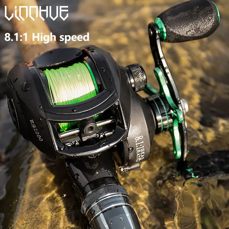 LINNHUE Best Baitcasting Reel BS2000 8.1:1 High Speed