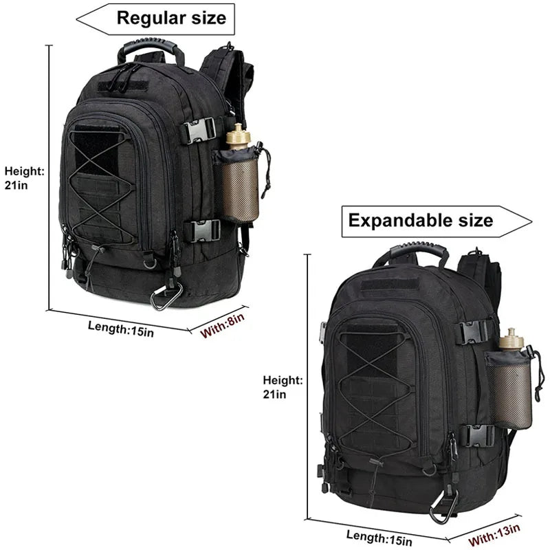LQARMY Military Tactical Backpack Molle Rucksack Outdoors