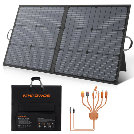 MHPOWOS 400W Portable Foldable Solar Panel Charger