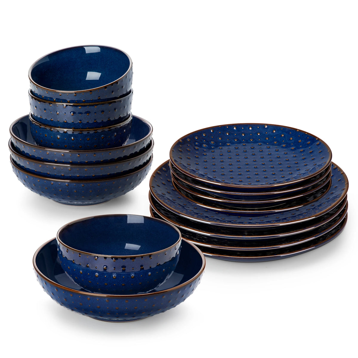 Malacasa Floral Porcelain Dinnerware Set For Home Dining Room