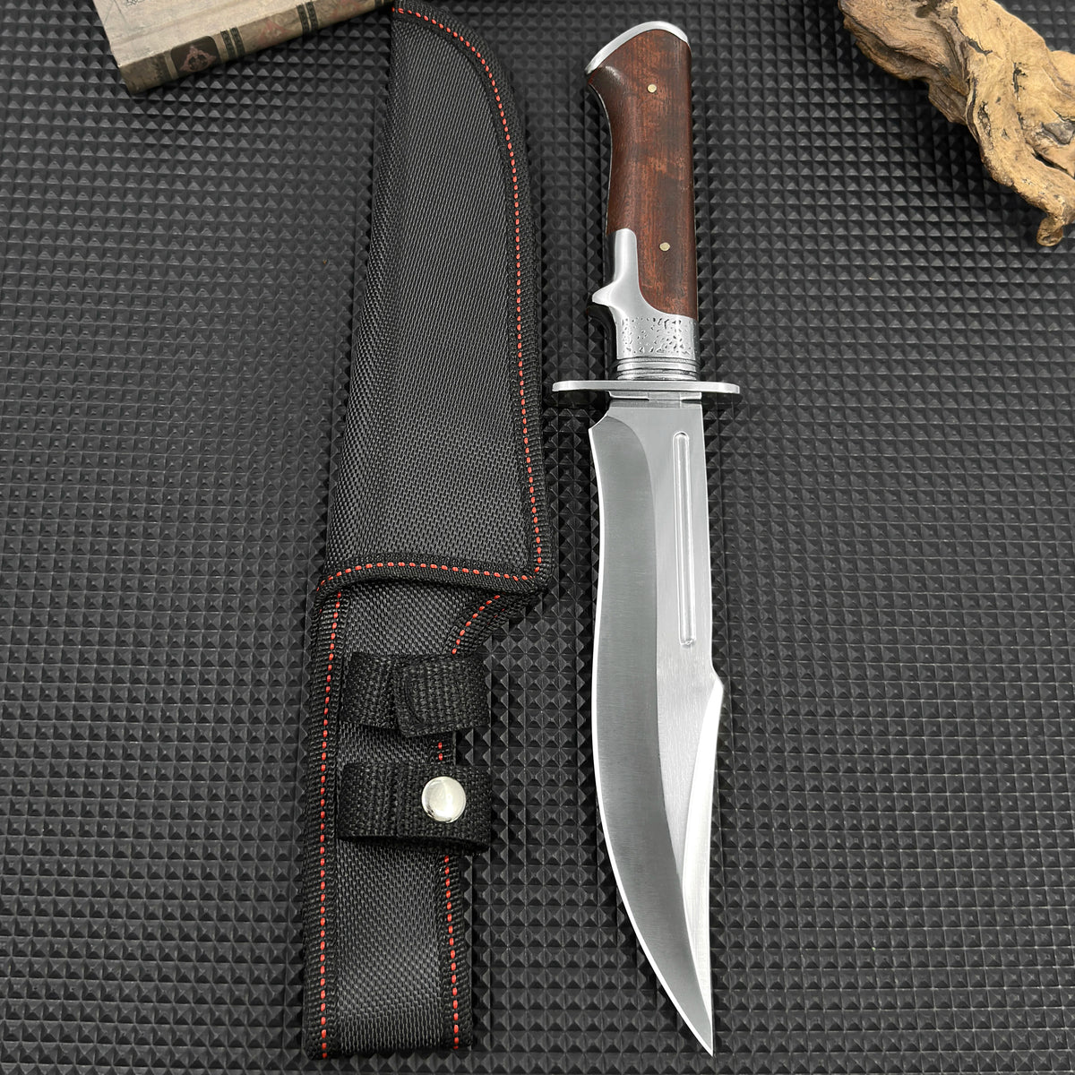 Gdekls Bone Knife With Wooden Handle Protective Cover