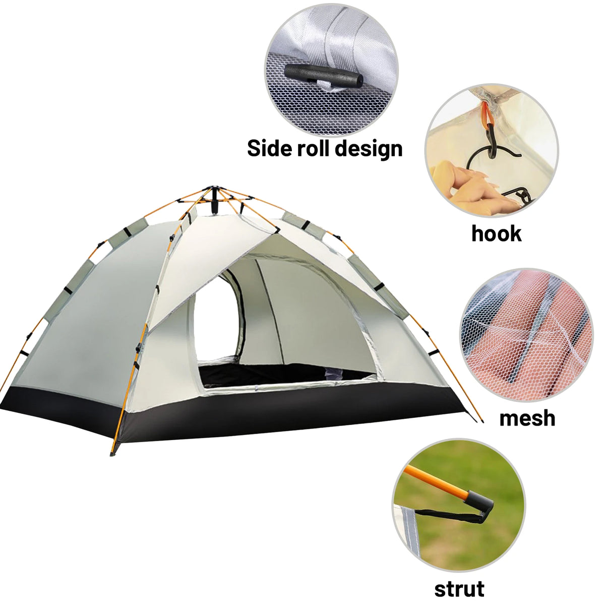 Pakicetus Quick Setup Auto Tent For Three To Four People
