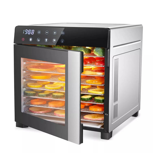 SNDOAS Food Dehydrator 600W With Presets Digital Timer BPA Free