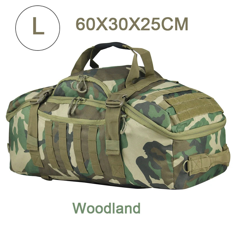 LQARMY Molle Tactical Backpack For Hiking Camping Travel