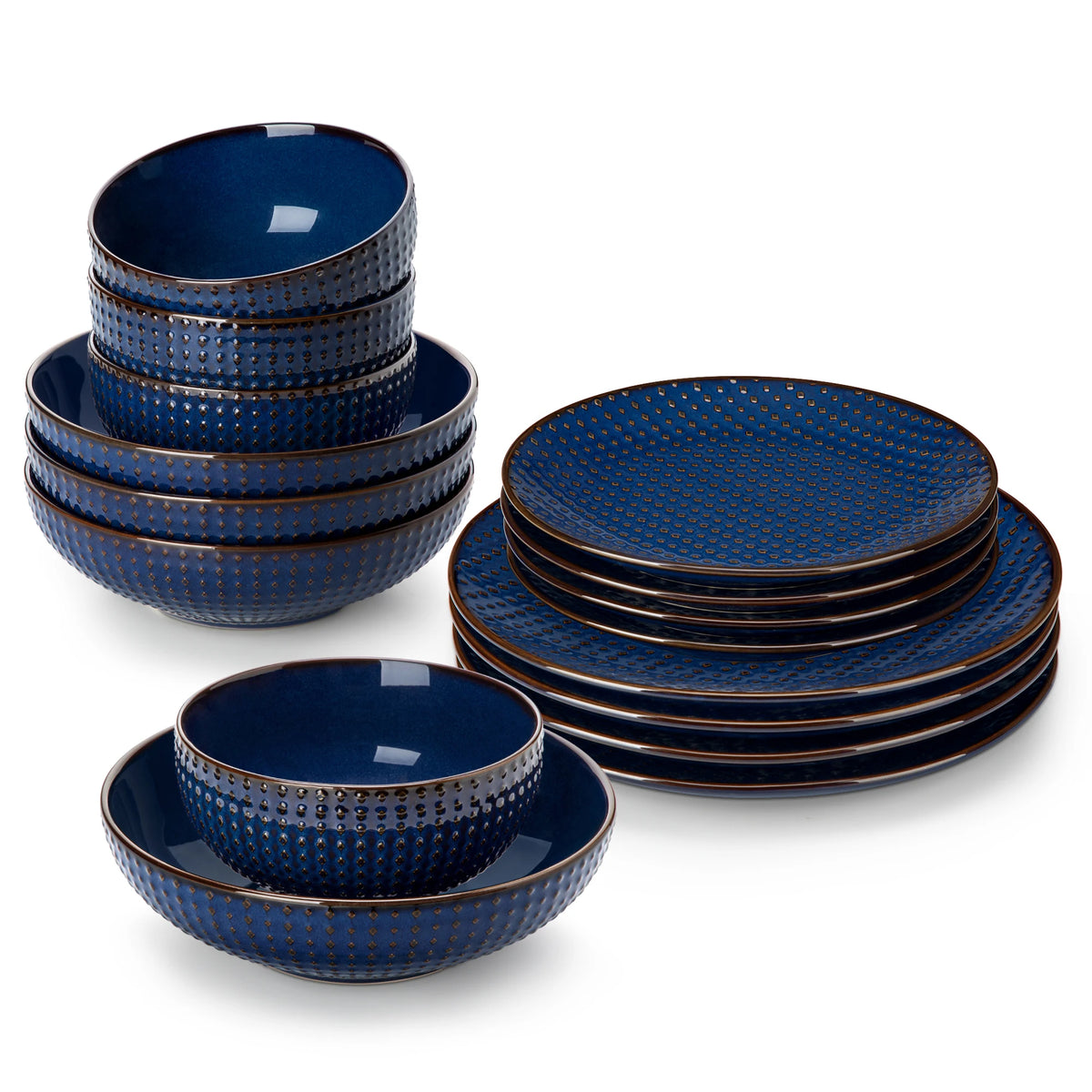 Malacasa Floral Porcelain Dinnerware Set For Home Dining Room
