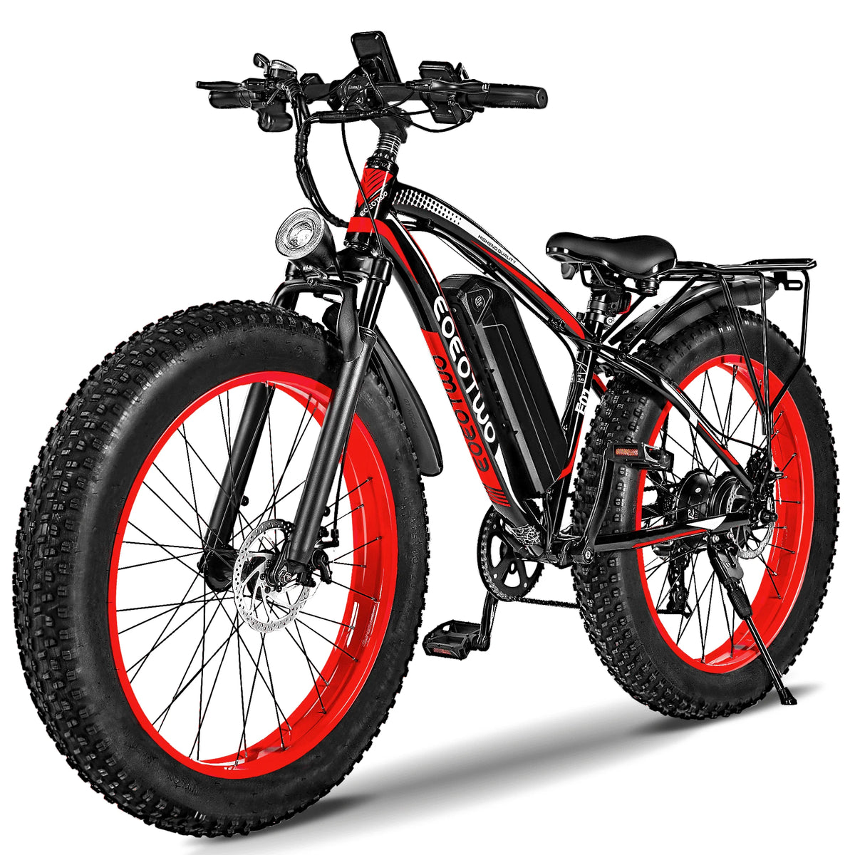 Eoeotwo Heavy Duty Ebike With Front Suspension And Rear Rack