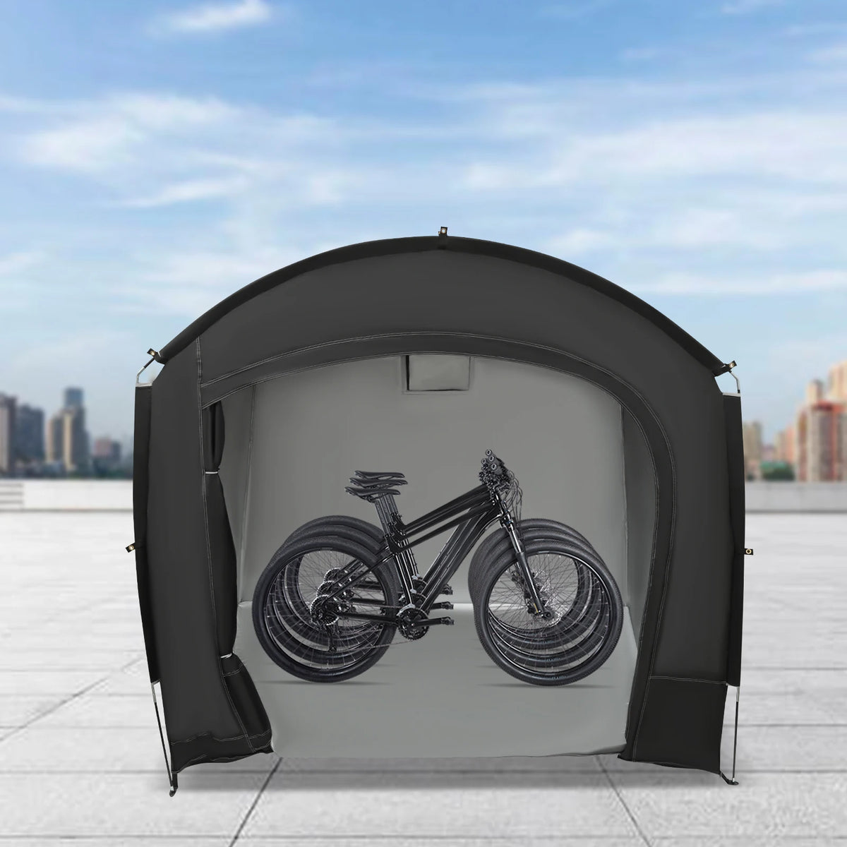 Bike Storage Shed For 1 To 4 Bikes Waterproof Shelter