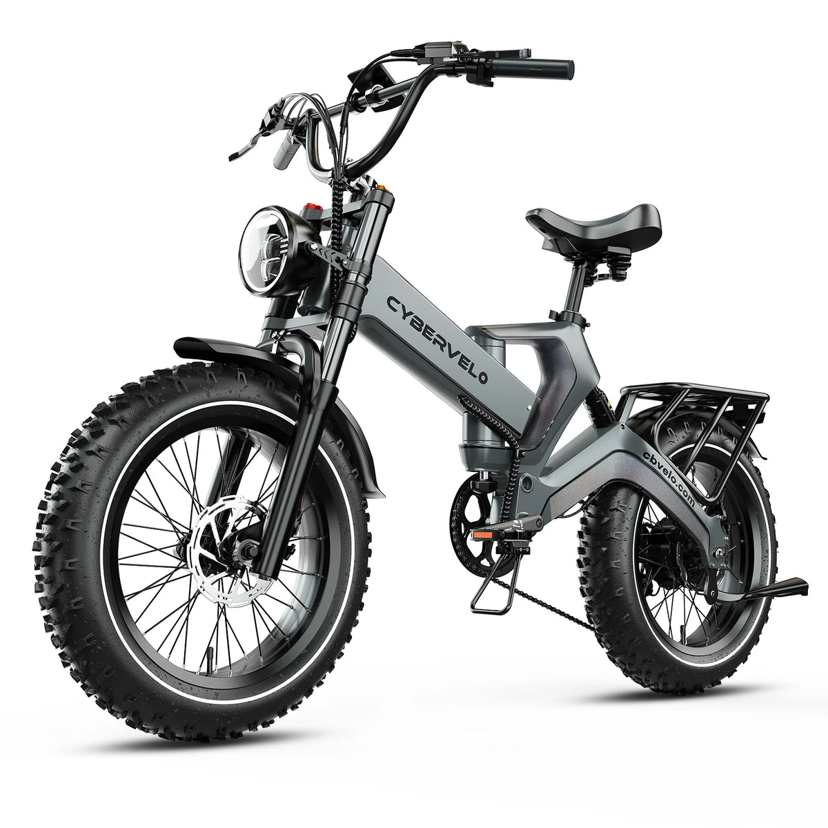 Cybervelo Luxury 20 In Fat Tire Foldable Electric Bike