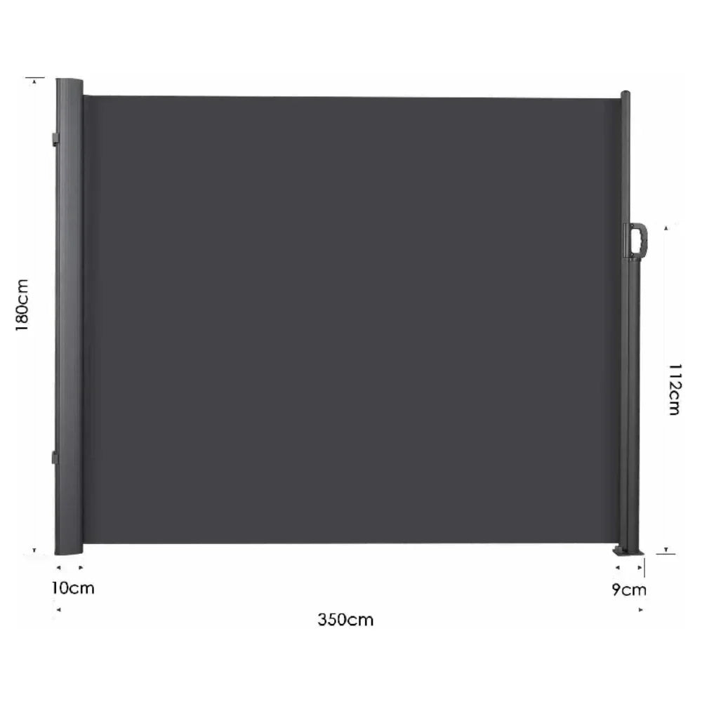 Mvpower Retractable Side Awning Garden Privacy Divider